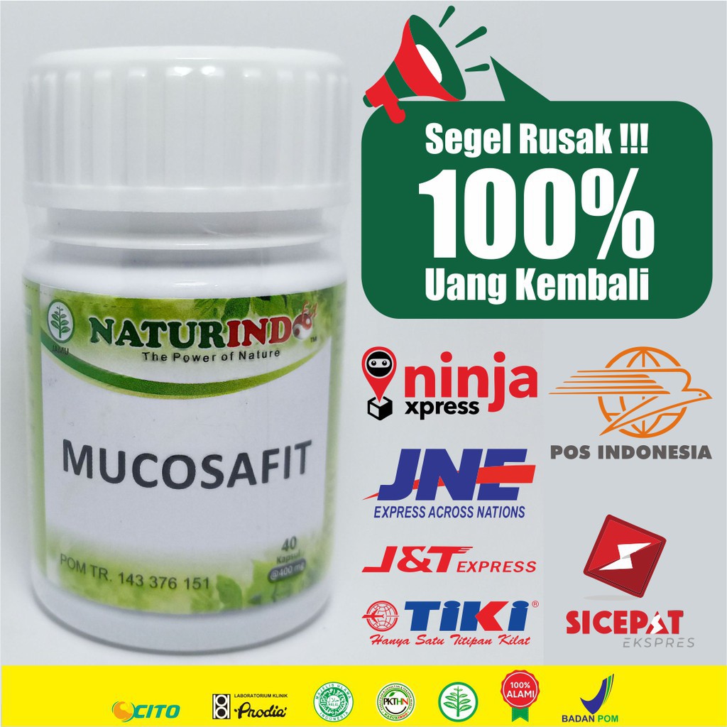Mucosafit Obat Herbal Asam Lambung Maag Gerd Kapsul Naturindo Bisa Cod-4