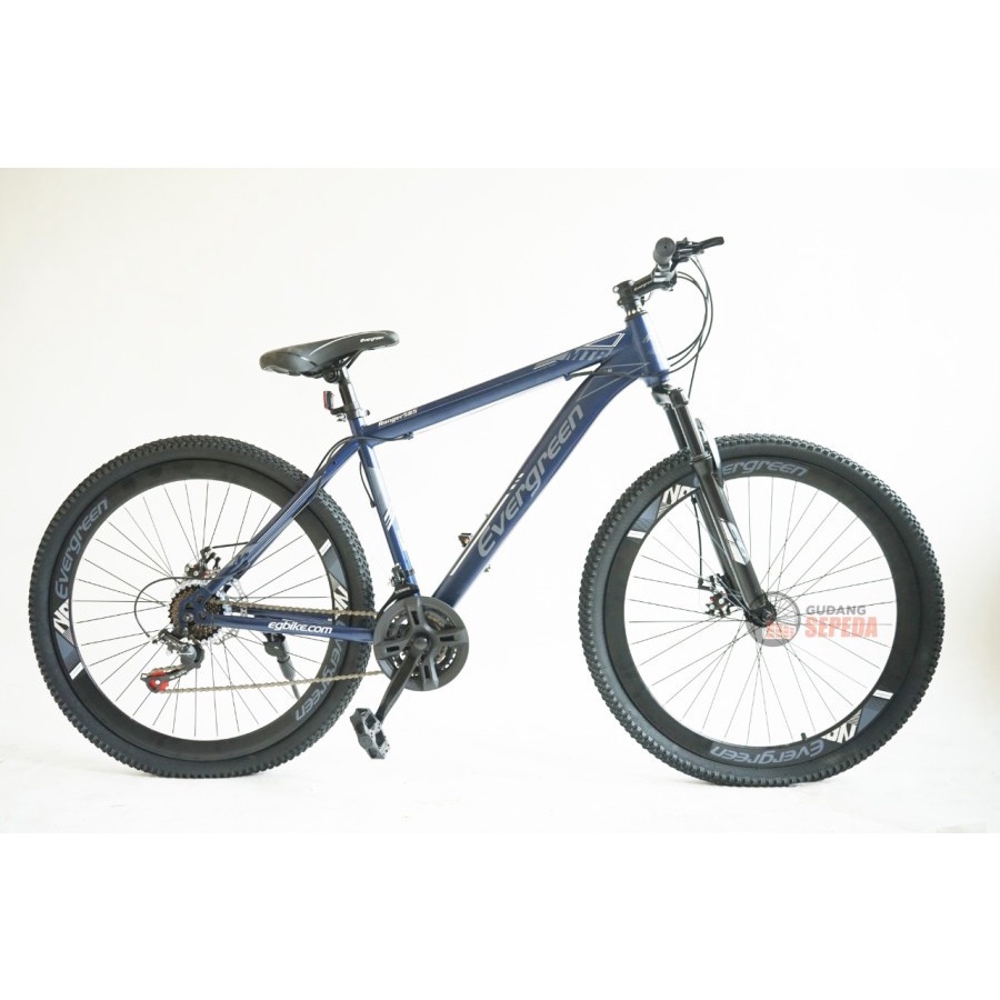 Instan Sepeda MTB Evergreen 26 inch 540 SNI sepeda gunung Termurah bisa kredit bisa gojek langsung kirim instan-Biru