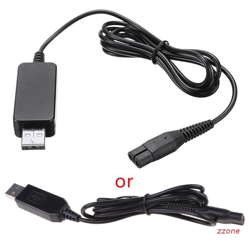 zzz 4.3V USB Power Adapter Charging Cable Cord for Philips One Blade Shaver Fit For YQ318 A00390 QP2520/72 USB Charging