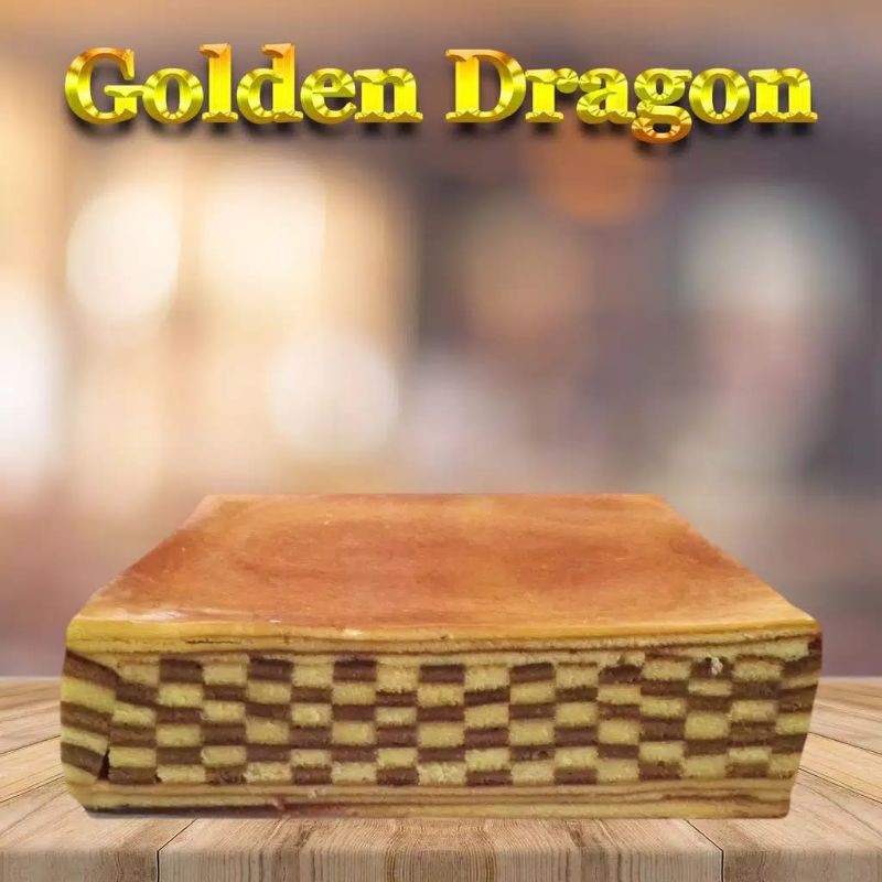 

Kue Lapis Legit Golden Dragon Gurih Premium Tikar / Domino