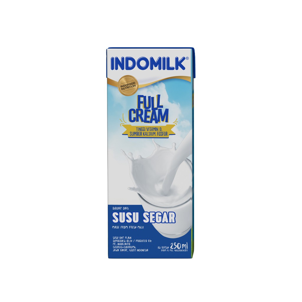 Susu Uht Indomilk Full Cream 250 Ml X 2 Pcs Shopee Indonesia 8872