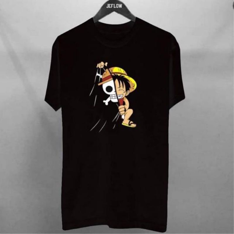 Baju / kaos distro murah Luffy one piece