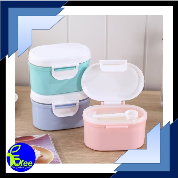 [IMPORT] - Shabby Kotak Tempat Penyimpanan Susu Bubuk Makanan Super Praktis Bahan Plastik