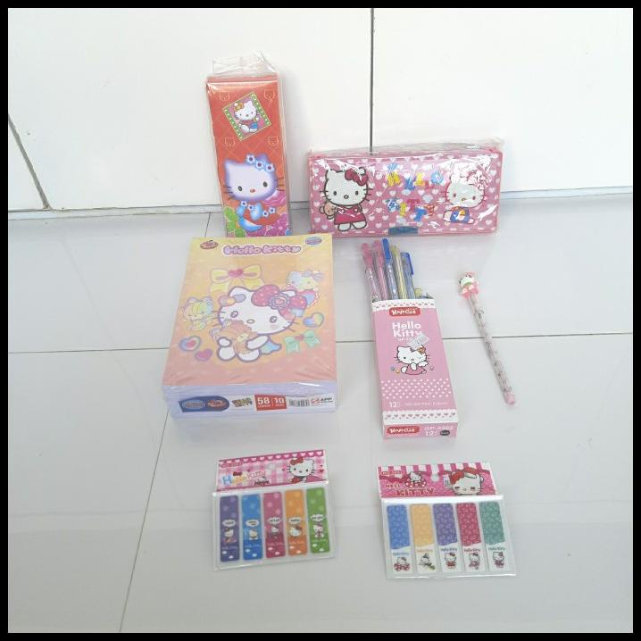 

Paket Alat Tulis Hello Kitty Mega Set