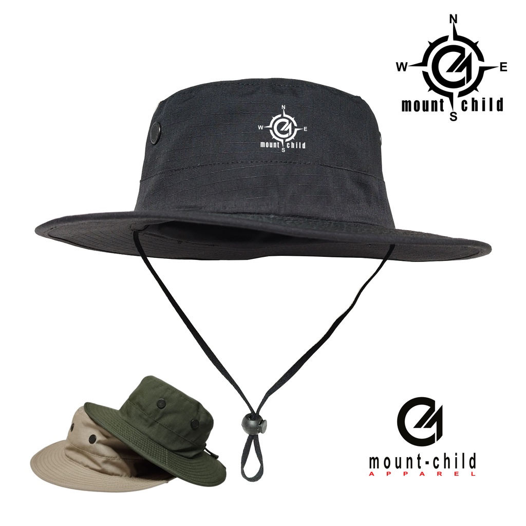 TOPI GUNUNG PRIA WANITA TOPI RIMBA CAMPING ORIGINAL MOUNTCHILD APPAREL