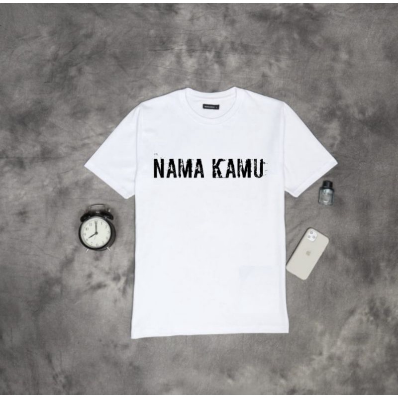SABLON KAOS NAMA SENDIRI CUSTOM NAMA ATASAN