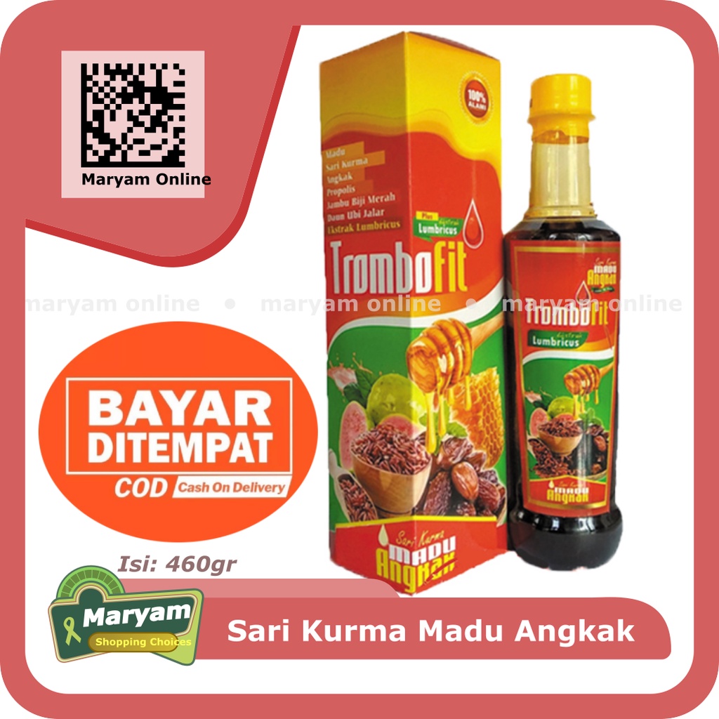 

Trombofit Sari Kurma Madu Angkak Plus Lumbricus