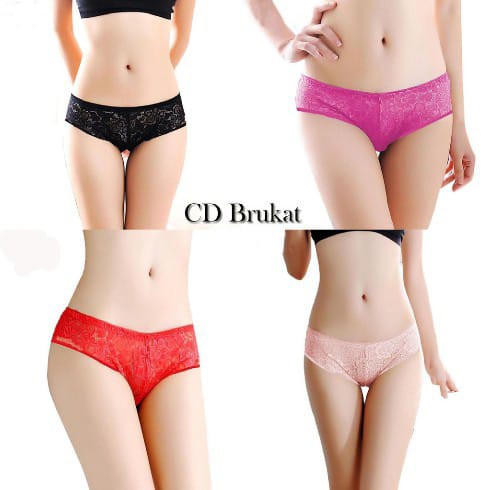 RX Fashion - CD Brukat Bunga Cewek //Pakaian Dalam Wanita//3308