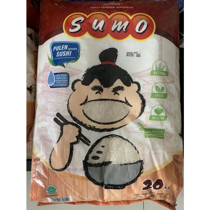 

beras sumo 20 kg merah