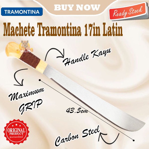 Made in Brazil Tramontina Golok 17in Machete Parang knife 43cm LATIN