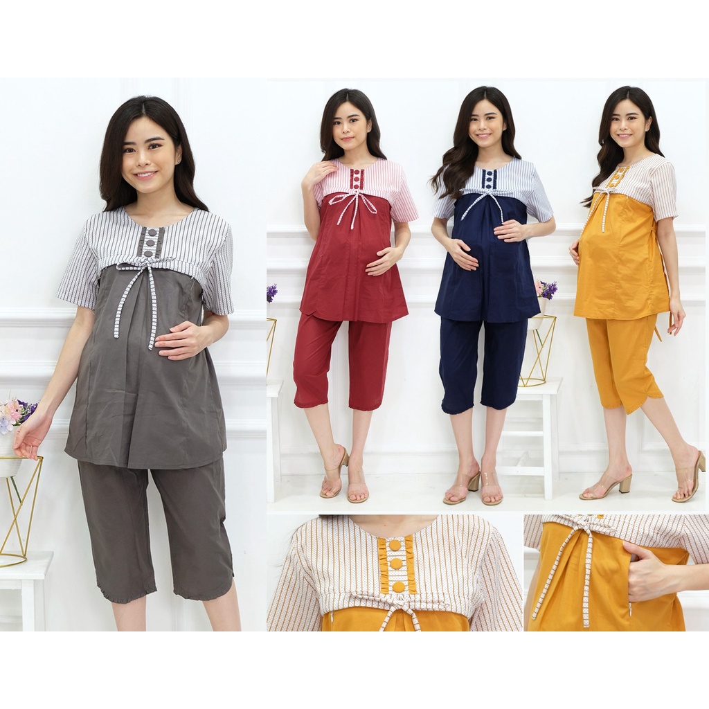 Baju Setelan Hamil 1720 - Baju Hamil Menyusui Setelan
