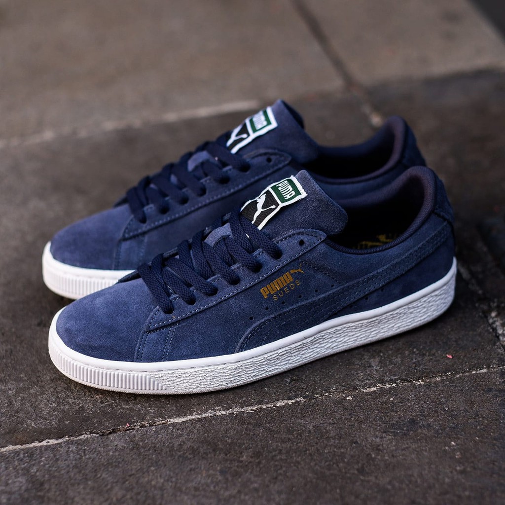 puma suede classic blue