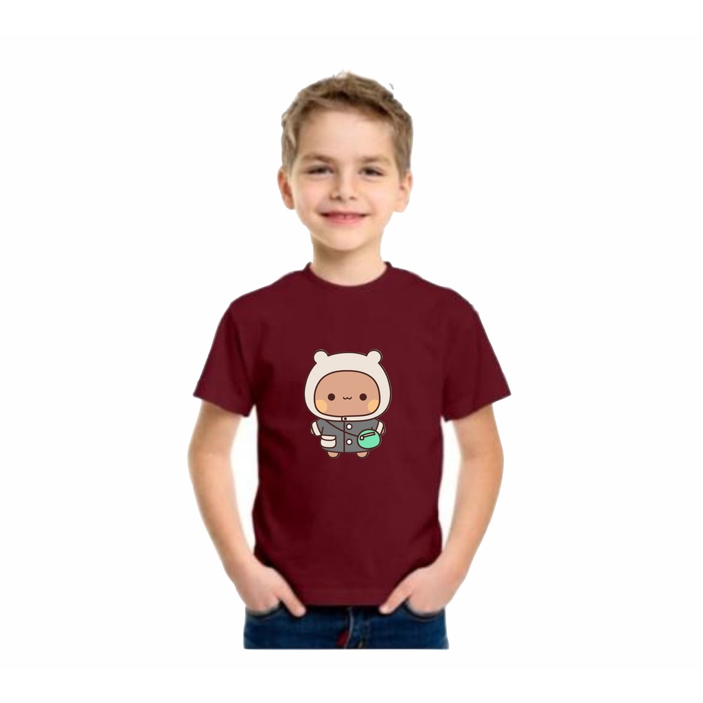 Kaos oblong anak anak bergambar print digital unisex bisa di pakai laki laki dan perempuan 006