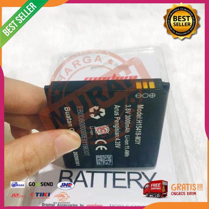 Acc Hp Baterai Modem Smartfren Andromax M3Y M3Z M3S H15418 3000Mah Original