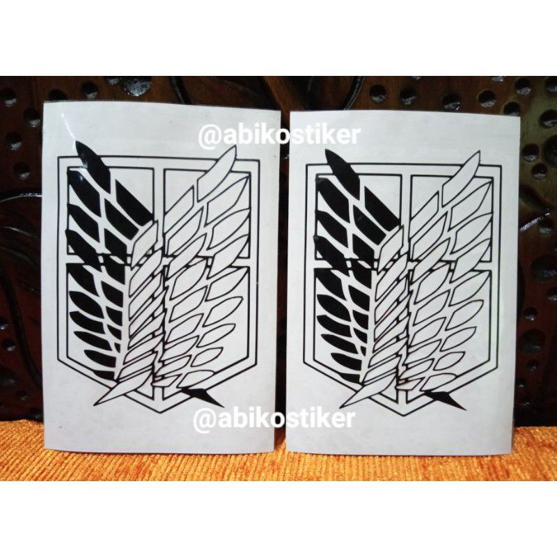 

Sticker Laptop Attack on Titan Shingeki no Kyojin Sticker Scout Logo 004