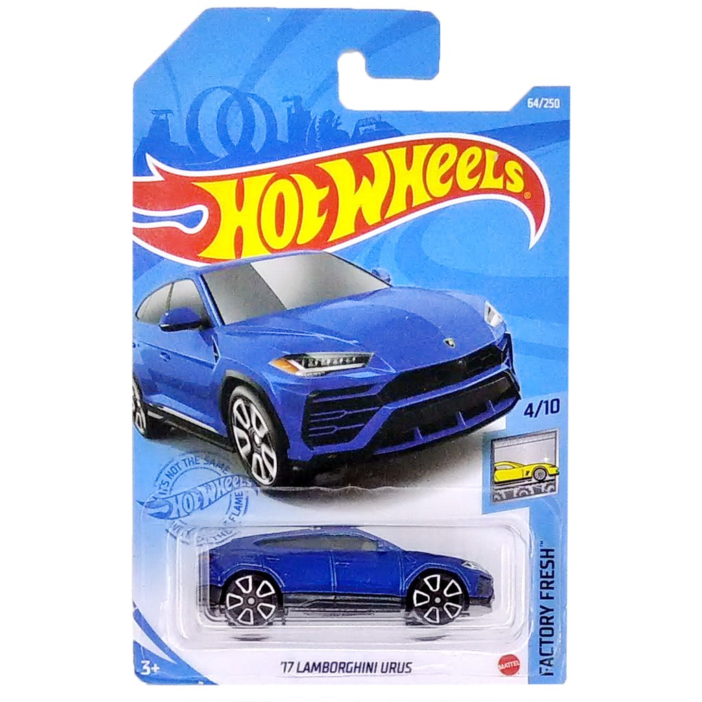 Hot Wheels 17 Lamborghini Urus Biru HW Factory Fresh Mobil Hotwheels