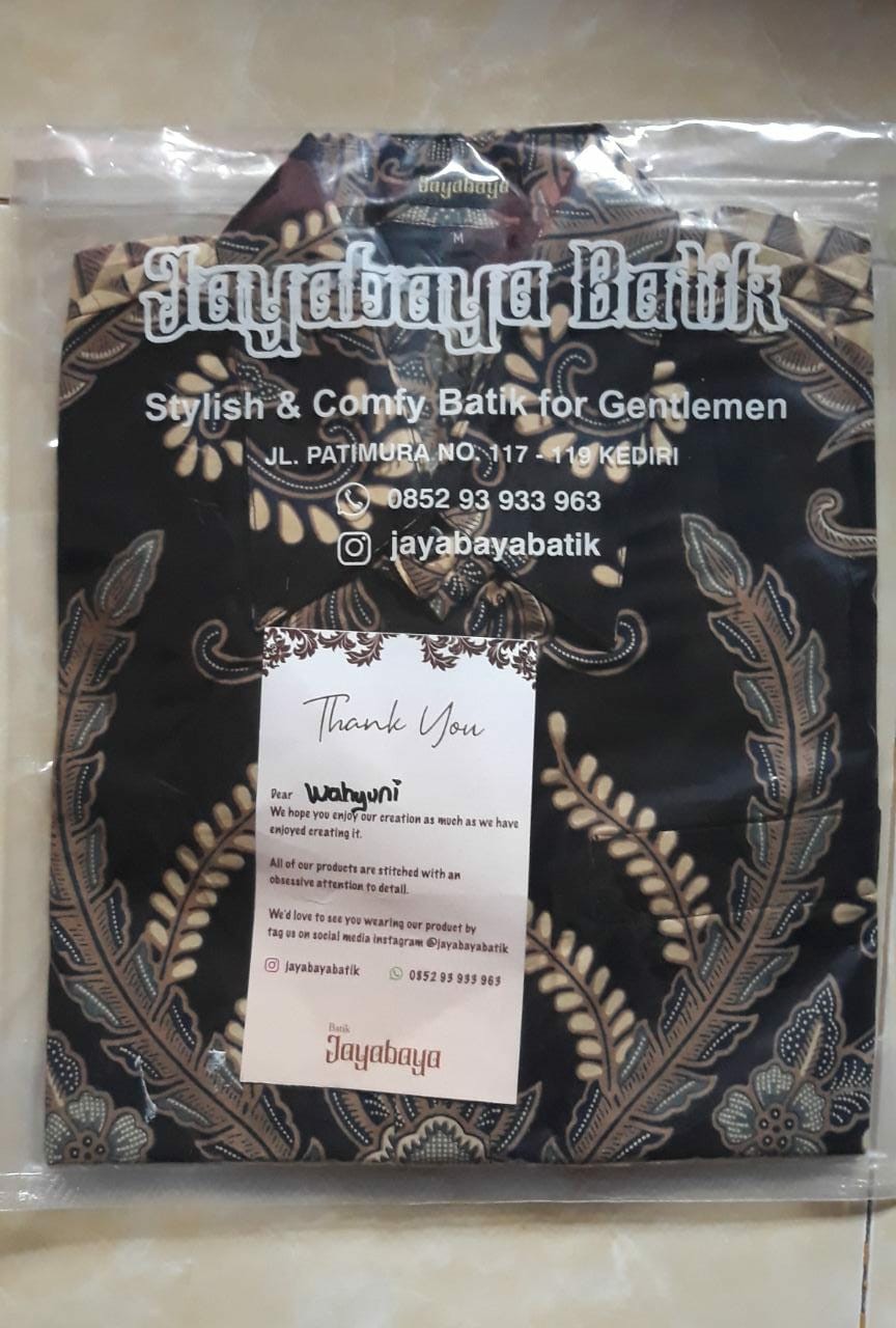 Kemeja Batik Pria Slimfit Jayabayabatik Arga Ii