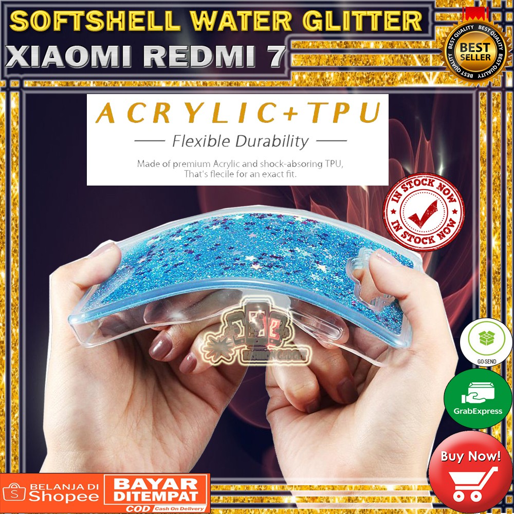 Silikon Oppo F3 A77 Xiaomi Mi A2 Mi 6X Lenovo K5 K5 PLUS A6020 Water Glitter Aquarium Casing KESING KASING SOFT CASE - Warna Random