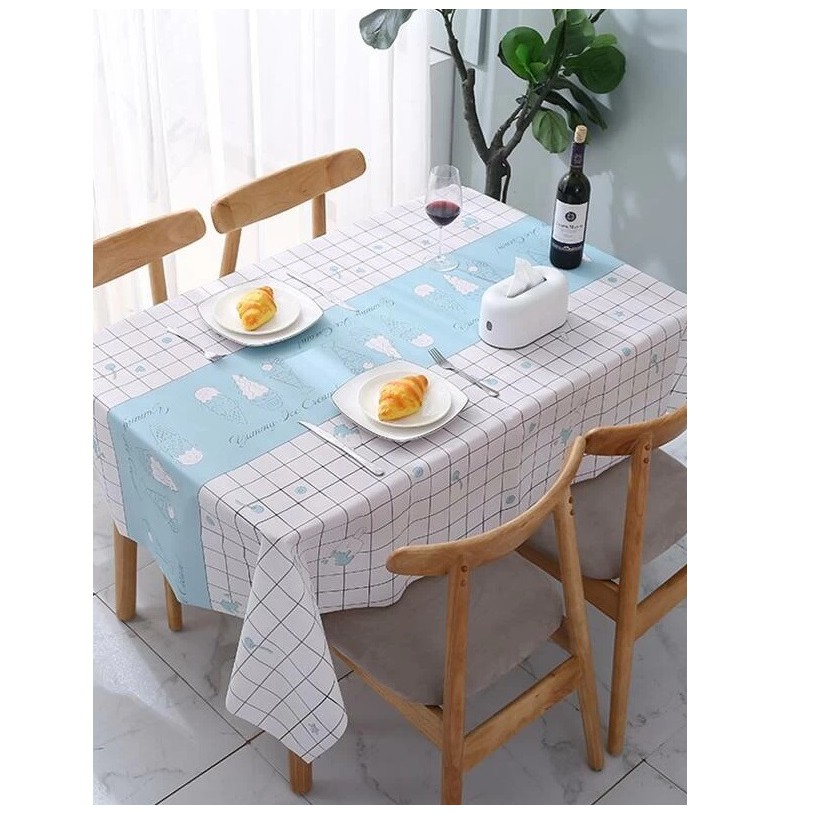 Taplak Meja Makan Serbaguna Penutup Cover Meja / Table Cloth Anti Air