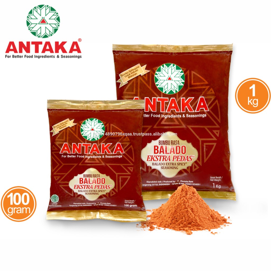 ANTAKA RASA BUMBU BALADO EKSTRA PEDAS 100 Gr - ANTAKA RASA - BUMBU BALADO - ANTAKA RASA BARBEQIUE - ANTAKA RASA RUMPUT LAUT - ANTAKA RASA BALADO