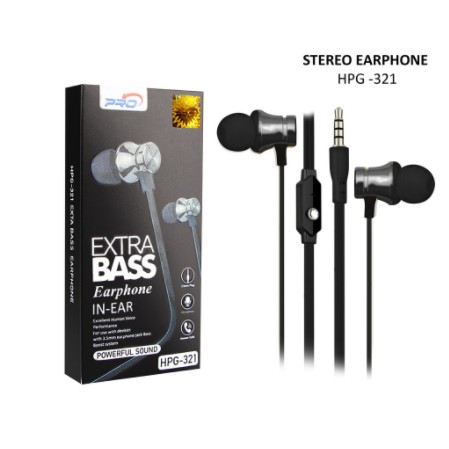Handsfree Headset Stereo Earphone Pro HPG-321