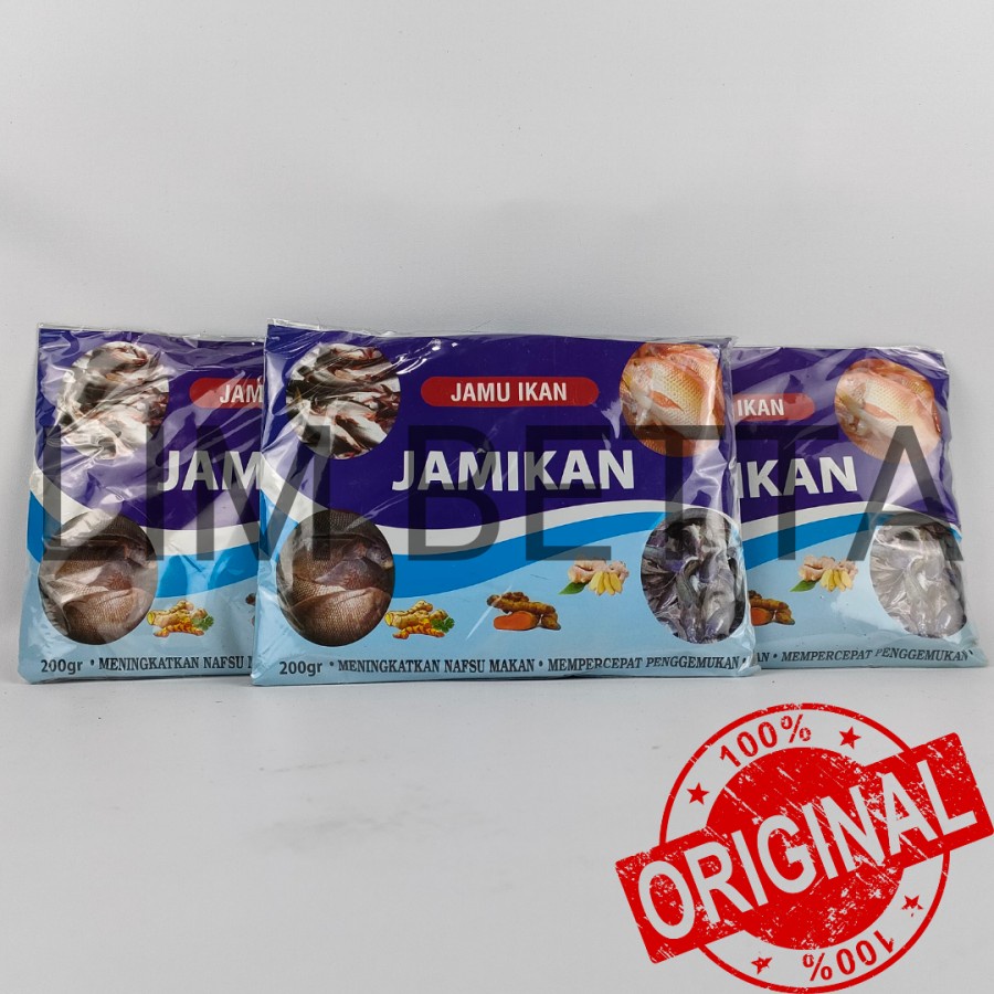 JAMIKAN 200 GRAM / SUPLEMEN VITAMIN IKAN / JAMU IKAN