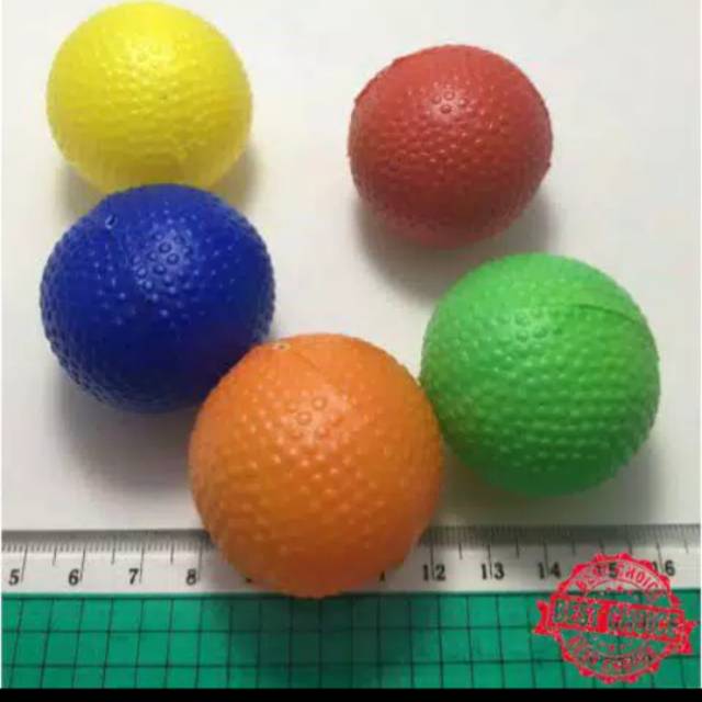 Bola pingpong warna warni