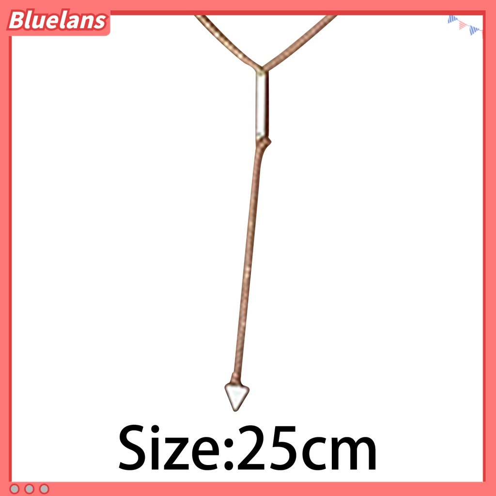 Kalung Dengan Liontin Bentuk Segitiga Geometris Bahan Alloy Anti Karat Untuk Wanita