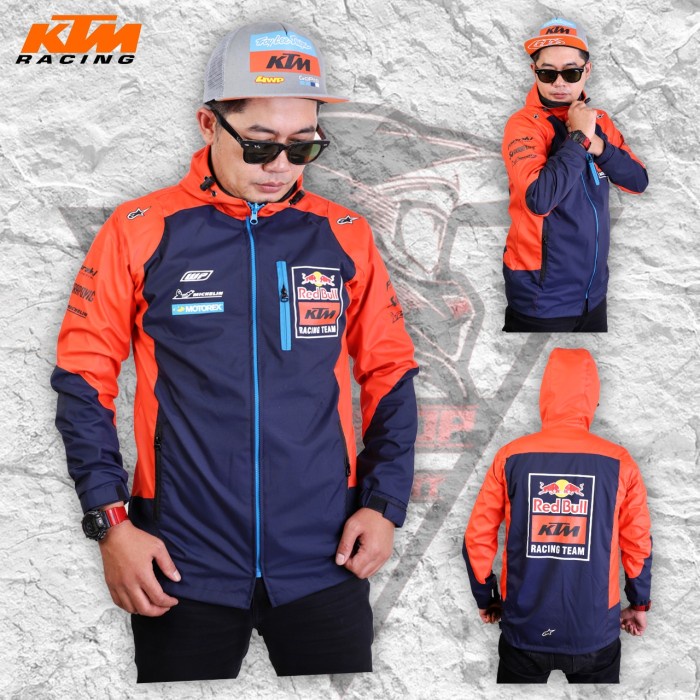 MOTOR-JAKET- JAKET KTM REDBULL WATERPROOF MX HONDA HUSQVARNA RACING TEAM -JAKET-MOTOR.