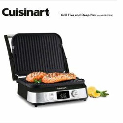Cuisinart Electric Grill /Digital Griddler with Deep Pan GR-5NHK