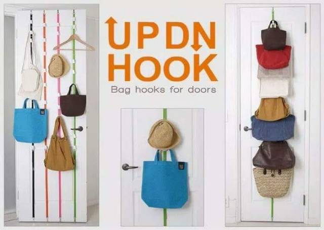 Up Dn Hook Hanger Gantungan Baju Tas Topi