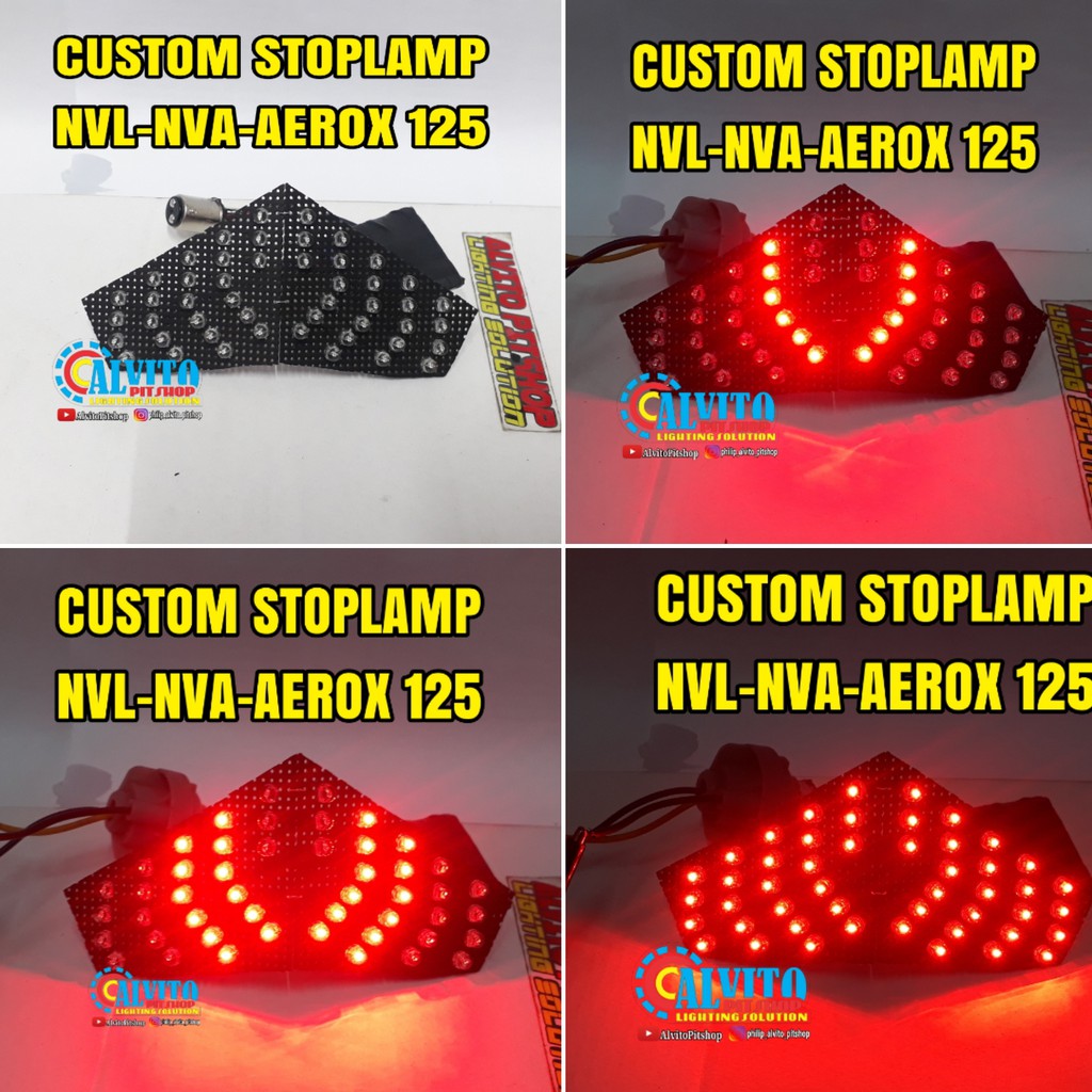 Custom Stoplamp New Vixion (NVL/NVA) dan Aerox 125 & Vixion Old