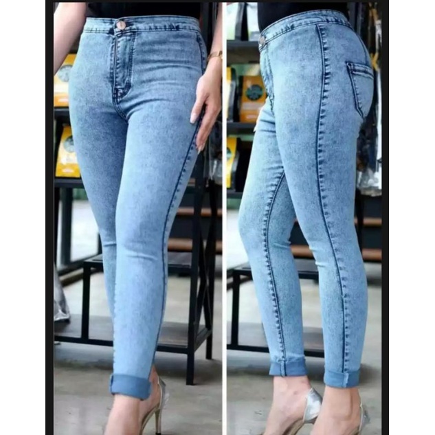 Celana jeans wanita haigwast snow terbaru