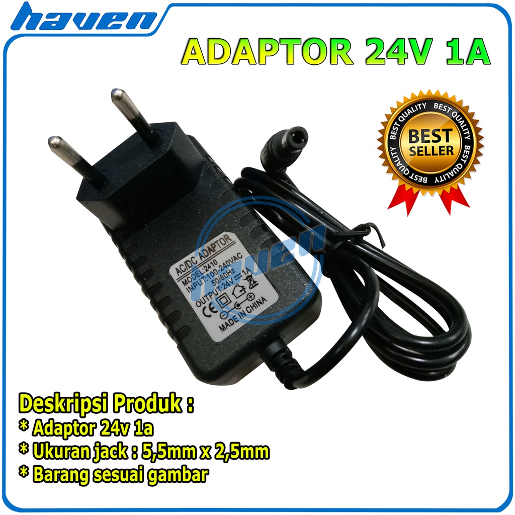 Adaptor 24v 1a Power Supply 24v 1A Switching Adapter 24v 1A