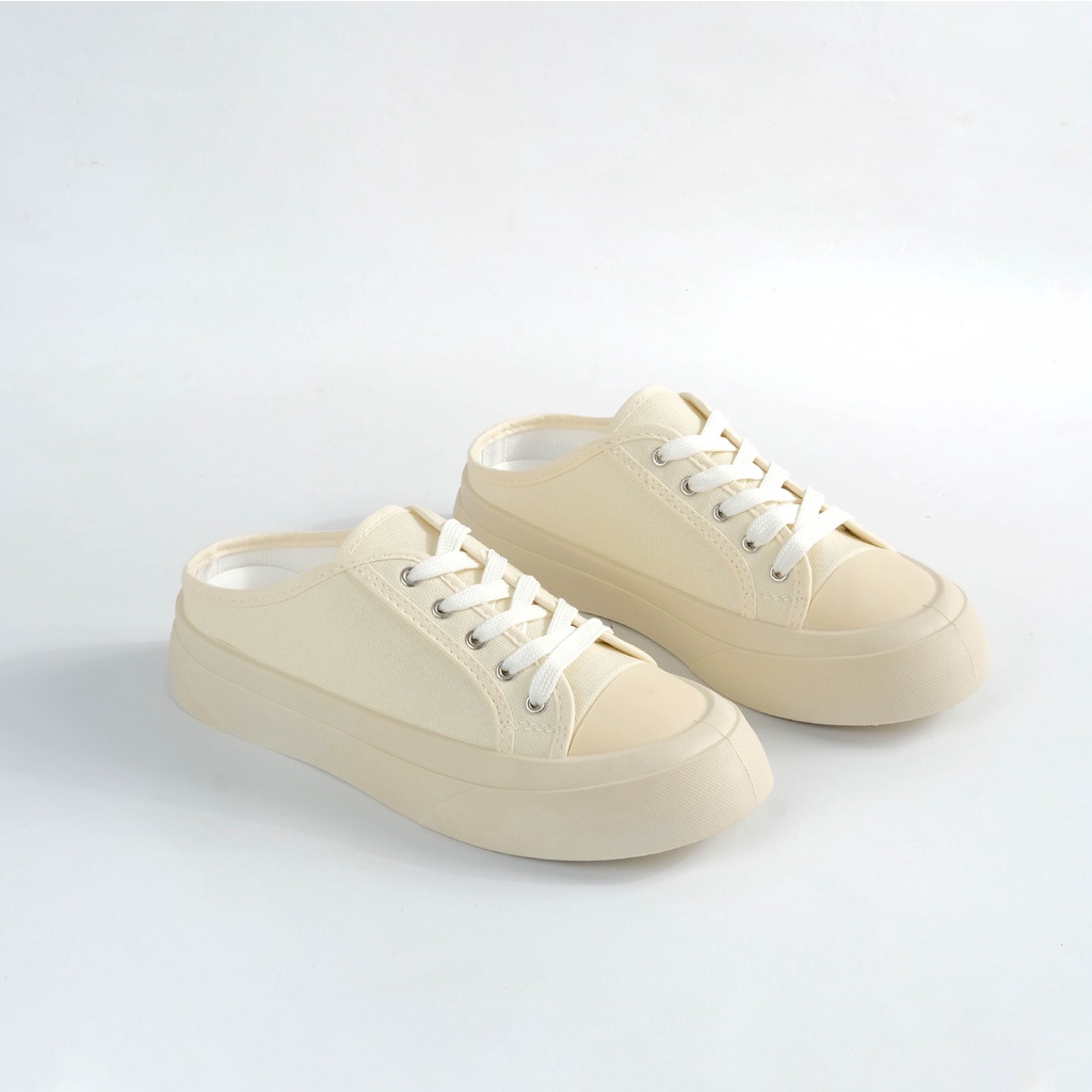 PVN Shotaro Sepatu Sneakers Wanita Sport Shoes Cream Cream 079