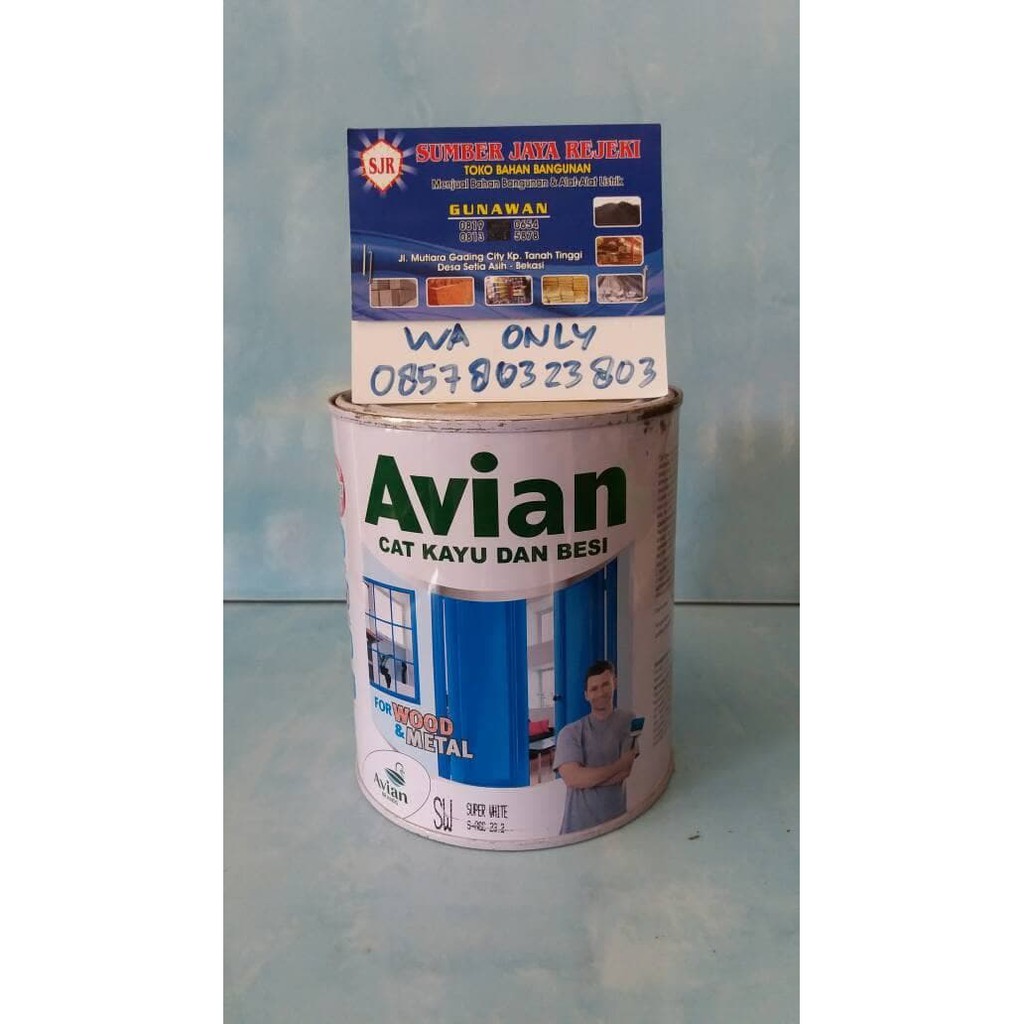 

Avian Cat Minyak Kayu Dan Besi 1Kg / Avian High Gloss Enamel