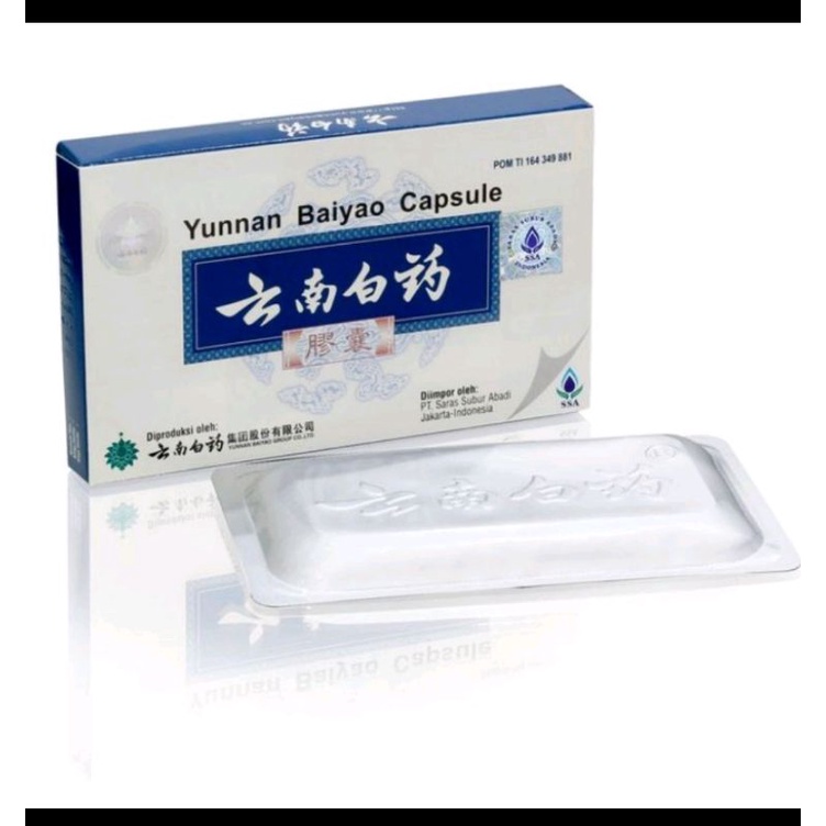 Yunnan Baiyao 16 Capsule Saras Subur Abadi SSA kapsul yunan