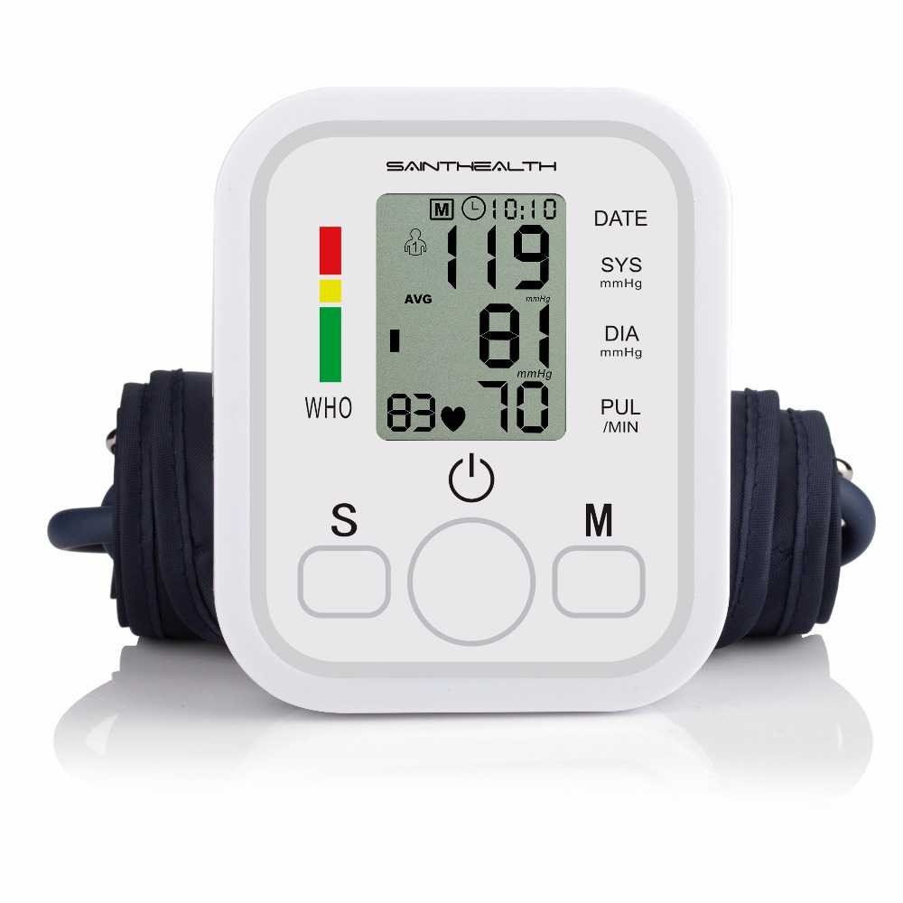 Tensimeter Digital Alat Pengukur Tekanan Tensi Darah Blood Pressure Otomatis Dengan Monitor LCD