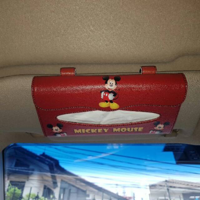 TISSUE CLIP MICKEY MOUSE/ TISSUE SUNVISOR MICKEY MOUSE/ TISSUE MOBIL MICKEY MOUSE