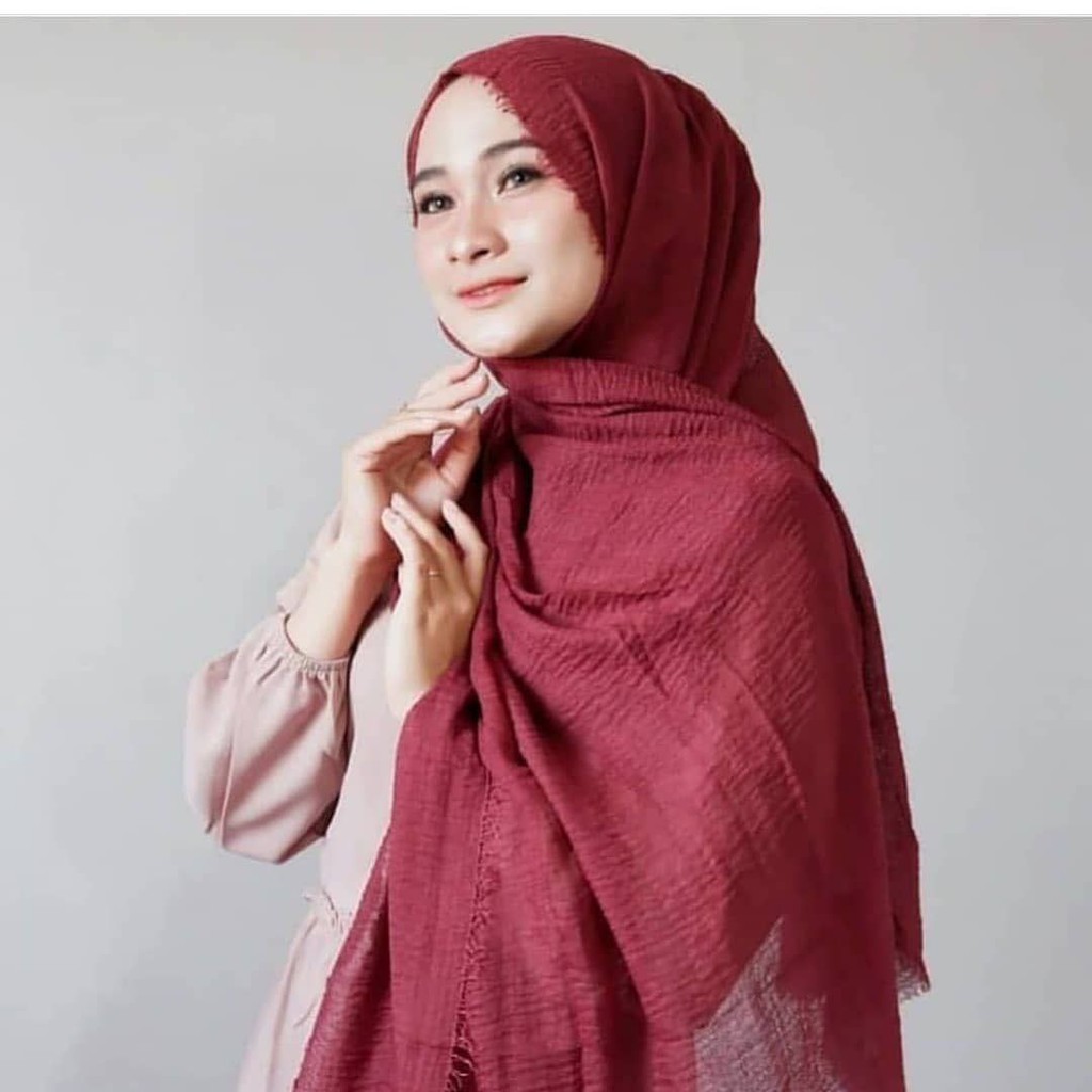 jilbab pashmina rawis / pasmina kusut ORI KARTIKA