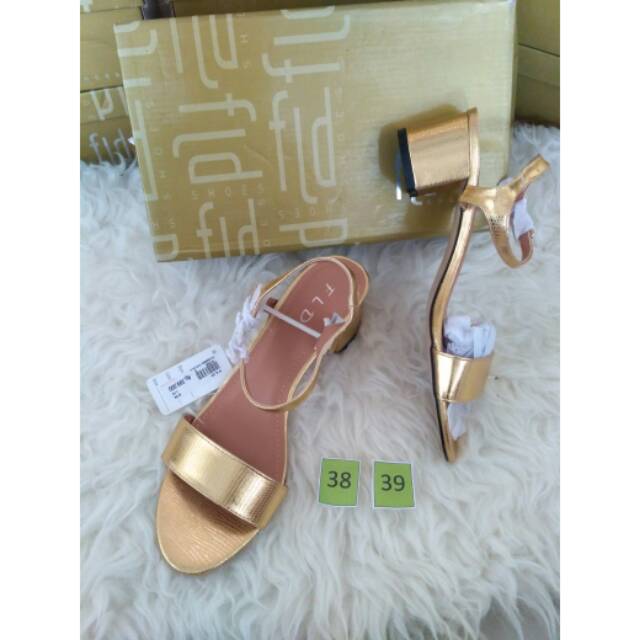 Heels fladeo gold 03 original brand matahari murah