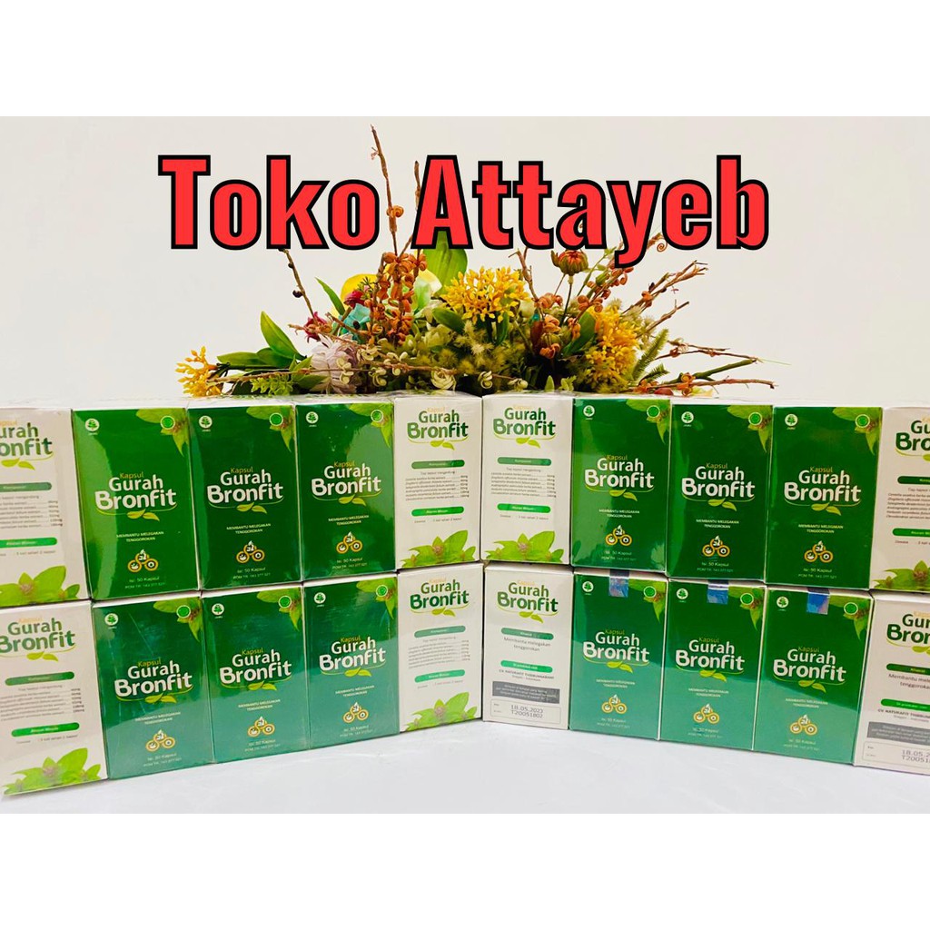 Gurah BRONFIT 50 kapsul Obat Asma Sesak Nafas, Batuk Flu, Virus Herpes TBC Paru Paru-2