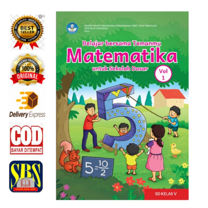 Jual Buku Belajar Bersama Temanmu MATEMATIKA Untuk SD Kelas 5 Volume 1 ...