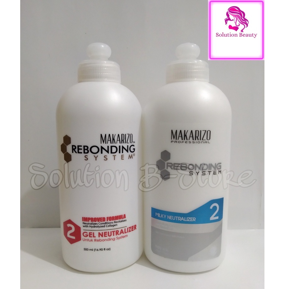 MAKARIZO Rebonding System Neutralizer Step 2 500ml Netral Milky / Gel / Smoothing