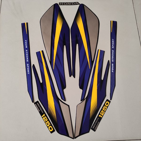 Sticker striping honda gl max glmax 1996 ungu neo tech