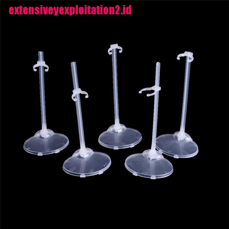 &lt; E2id &amp; &gt; 5pcs Stand Holder Boneka Bahan Plastik