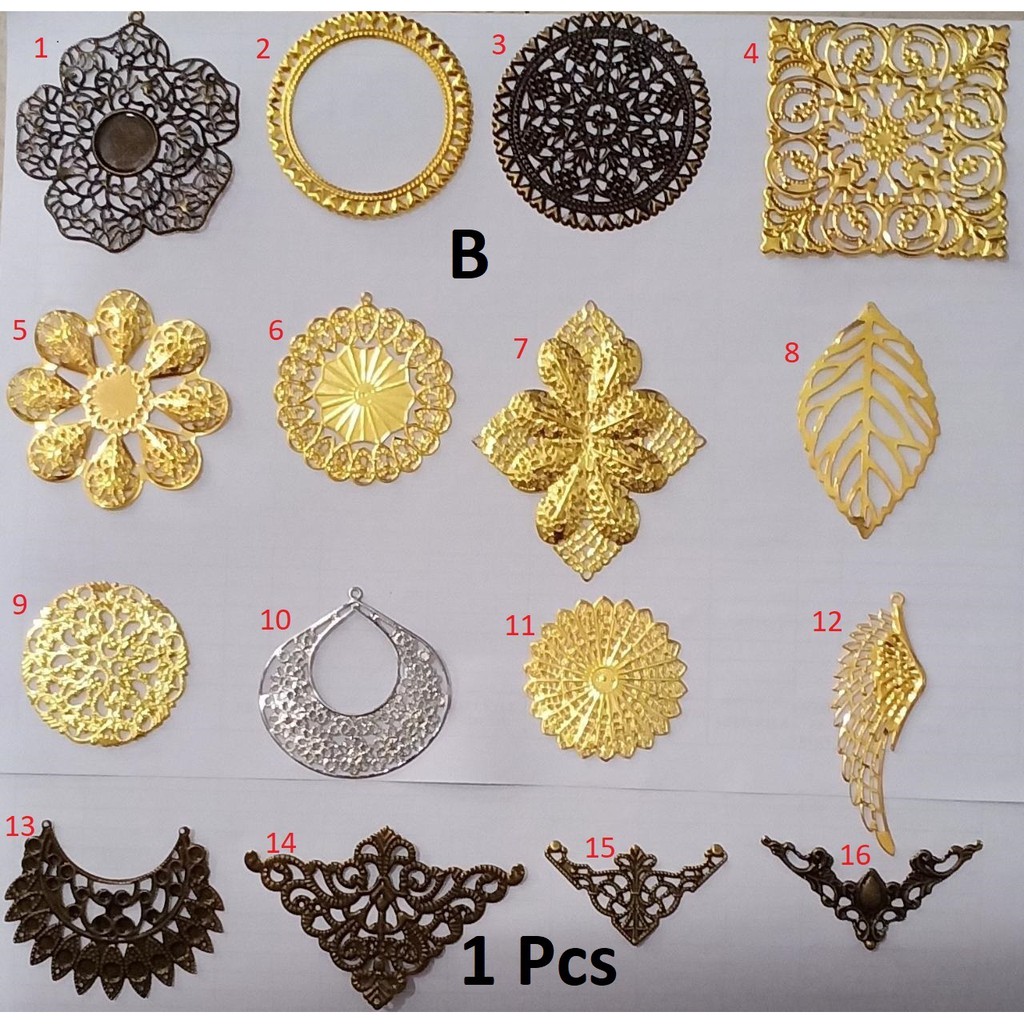 Ornamen Kerangka Lempengan Macam2 Model Type B, Harga/Pcs