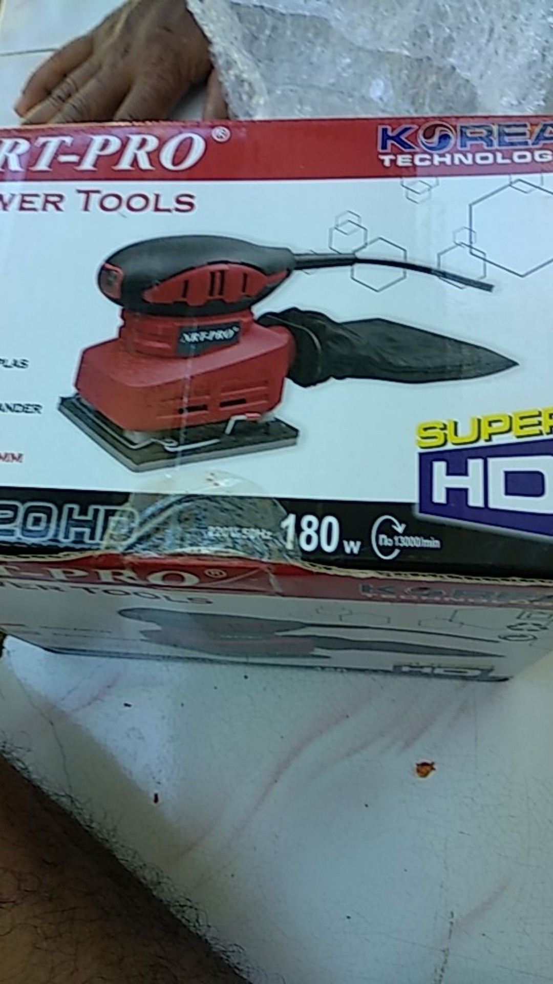 Mesin Amplas Kayu 180watt Sander Square Orbital  Nrt  Pro 920 Hd/ Mesin Penghalus Kayu