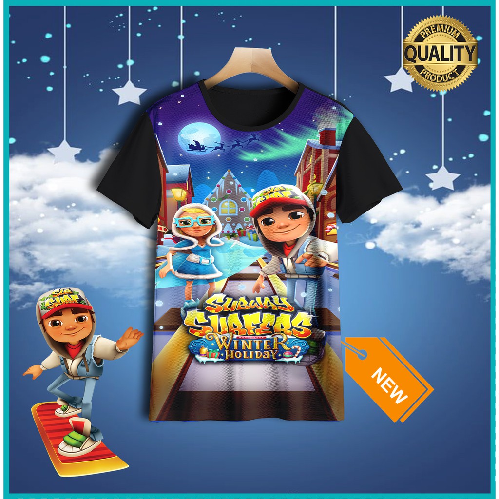 Kaos Anak Subway Surfers Winter