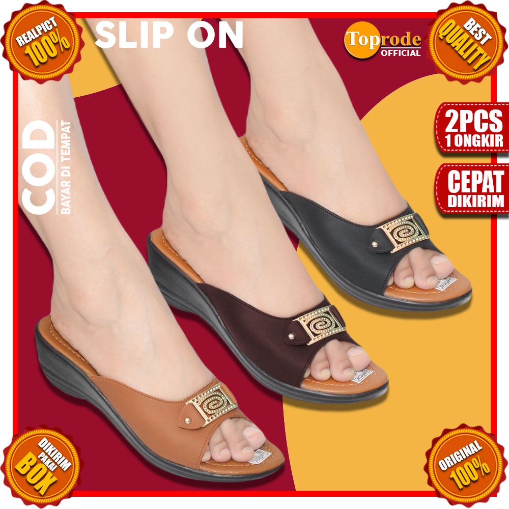 [TC27] SANDAL WEDGES WANITA TALI SENDAL FASHION TERBARU SLOP SELOP SLIP KEKINIAN CEWEK MURAH PLATFORM SIMPLE DEWASA KONDANGAN